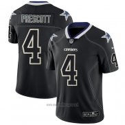 Maglia NFL Limited Dallas Cowboys Prescott Lights Out Nero