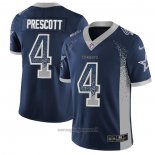 Maglia NFL Limited Dallas Cowboys Prescott Rush Drift Fashion Blu