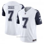 Maglia NFL Limited Dallas Cowboys Trevon Diggs Vapor F.u.s.e. Bianco