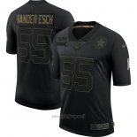 Maglia NFL Limited Dallas Cowboys Vander Esch 2020 Salute To Service Nero