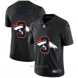 Maglia NFL Limited Denver Broncos Lock Logo Dual Overlap Nero