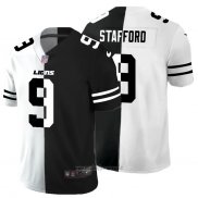 Maglia NFL Limited Detroit Lions Stafford White Black Split