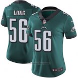 Maglia NFL Limited Donna Philadelphia Eagles 56 Long Verde