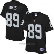 Maglia NFL Limited Donna Philadelphia Eagles 89 Jones Nero
