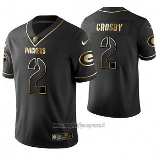 Maglia NFL Limited Green Bay Packers Mason Crosby Golden Edition Nero