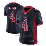 Maglia NFL Limited Houston Texans Deshaun Watson Blu 2018 Rush Drift Fashion