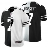 Maglia NFL Limited Indianapolis Colts Brissett Black White Split