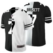 Maglia NFL Limited Indianapolis Colts Brissett Black White Split