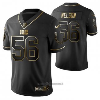 Maglia NFL Limited Indianapolis Colts Quenton Nelson Golden Edition Nero