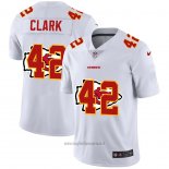 Maglia NFL Limited Kansas City Chiefs Clark Logo Dual Overlap Bianco
