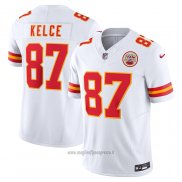 Maglia NFL Limited Kansas City Chiefs Travis Kelce Vapor F.u.s.e. Bianco