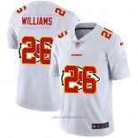 Maglia NFL Limited Kansas City Chiefs Willams Logo Dual Overlap Bianco