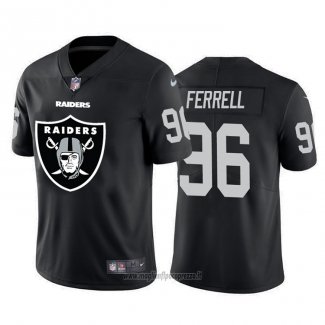 Maglia NFL Limited Las Vegas Raiders Ferrell Big Logo Nero