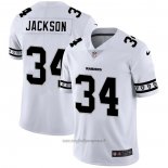 Maglia NFL Limited Las Vegas Raiders Jackson Team Logo Fashion Bianco