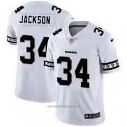 Maglia NFL Limited Las Vegas Raiders Jackson Team Logo Fashion Bianco