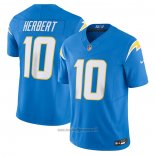 Maglia NFL Limited Los Angeles Chargers Justin Herbert 10 Vapor F.u.s.e. Blu