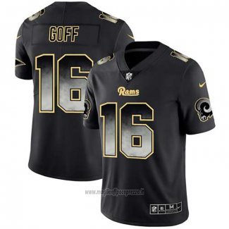 Maglia NFL Limited Los Angeles Rams Goff Smoke Fashion Nero