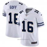 Maglia NFL Limited Los Angeles Rams Goff Team Logo Fashion Bianco