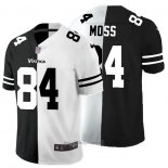 Maglia NFL Limited Minnesota Vikings Moss Black White Split