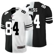 Maglia NFL Limited Minnesota Vikings Moss Black White Split