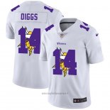 Maglia NFL Limited Minnesota Vikings Oiggs Logo Dual Overlap Bianco