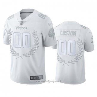 Maglia NFL Limited Minnesota Vikings Personalizzate MVP Bianco