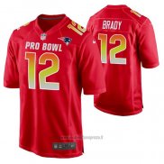 Maglia NFL Limited New England Patriots Tom Brady 2019 Pro Bowl Rosso