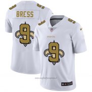 Maglia NFL Limited New Orleans Saints Bress Logo Dual Overlap Bianco