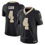 Maglia NFL Limited New Orleans Saints Derek Carr Vapor F.u.s.e. Nero