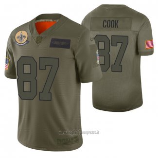 Maglia NFL Limited New Orleans Saints Jared Cook 2019 Salute To Service Verde