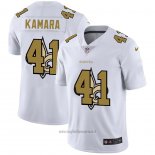 Maglia NFL Limited New Orleans Saints Kamara Logo Dual Overlap Bianco