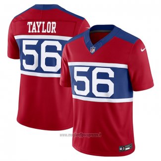 Maglia NFL Limited New York Giants Lawrence Taylor Alternato Vapor F.U.S.E. Retired Rosso