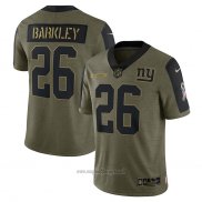 Maglia NFL Limited New York Giants Saquon Barkley 2021 Salute To Service Verde