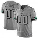 Maglia NFL Limited New York Jets Personalizzate Team Logo Gridiron Grigio