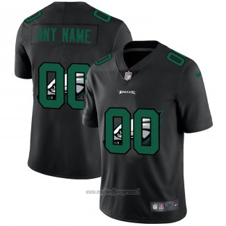 Maglia NFL Limited Philadelphia Eagles Personalizzate Logo Dual Overlap Nero