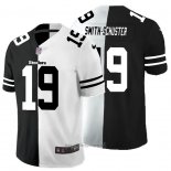 Maglia NFL Limited Pittsburgh Steelers Smith-Schuster Black White Split
