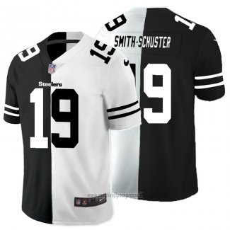 Maglia NFL Limited Pittsburgh Steelers Smith-Schuster Black White Split