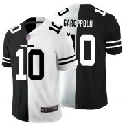 Maglia NFL Limited San Francisco 49ers Garoppolo Black White Split
