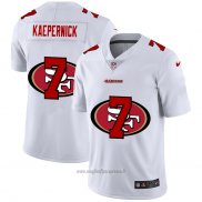 Maglia NFL Limited San Francisco 49ers Kaepernick Logo Dual Overlap Bianco