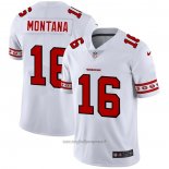 Maglia NFL Limited San Francisco 49ers Montana Team Logo Fashion Bianco