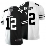 Maglia NFL Limited Tampa Bay Buccaneers Brady White Black Split