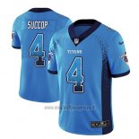 Maglia NFL Limited Tennessee Titans Ryan Succop Blu Luce 2018 Rush Drift Fashion
