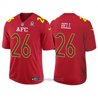 Maglia NFL Pro Bowl AFC Bell 2017 Rosso