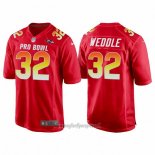 Maglia NFL Pro Bowl Baltimore Ravens 32 Eric Weddle AFC 2018 Rosso