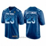 Maglia NFL Pro Bowl New Orleans Saints 23 Marshon Lattimore NFC 2018 Blu