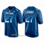 Maglia NFL Pro Bowl Philadelphia Eagles 27 Malcolm Jenkins NFC 2018 Blu