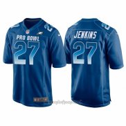 Maglia NFL Pro Bowl Philadelphia Eagles 27 Malcolm Jenkins NFC 2018 Blu
