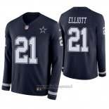 Maglia NFL Therma Manica Lunga Dallas Cowboys Ezekiel Elliott Blu