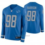 Maglia NFL Therma Manica Lunga Detroit Lions Damon Harrison Blu