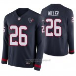 Maglia NFL Therma Manica Lunga Houston Texans Lamar Miller Blu